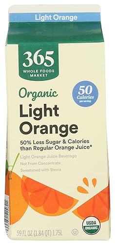Miniatura 2 de 365 By Whole Foods Market, Jugo de naranja orgánico menos azúcar, 59 onzas líquidas