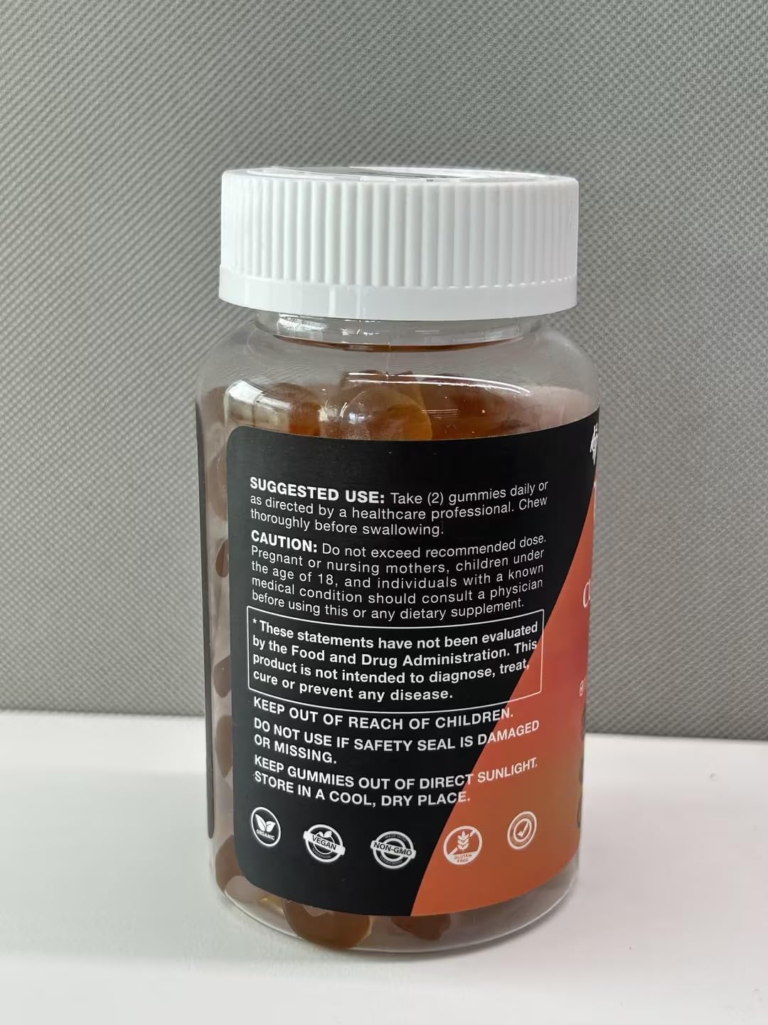 Turmeric Curcumin Gummies with Ginger & Black Pepper Vegan Pectin Formula for Immune Boost, Healthy Skin & Joint Support Chewable Supplement for Adults & Teens (2-Pack)