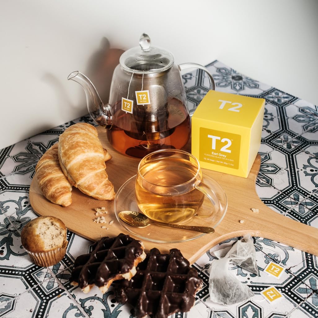 Amazon | T2 tea 紅茶ティーバック アールグレイ Earl Grey 2gx25Px6 