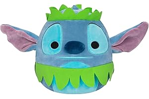 Squishmallows Stitch in Hula Skirt Hula Plushy