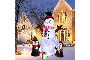 OurWarm 6ft Christmas Inflatables Outdoor Decorations: Joyous Holiday Ambiance