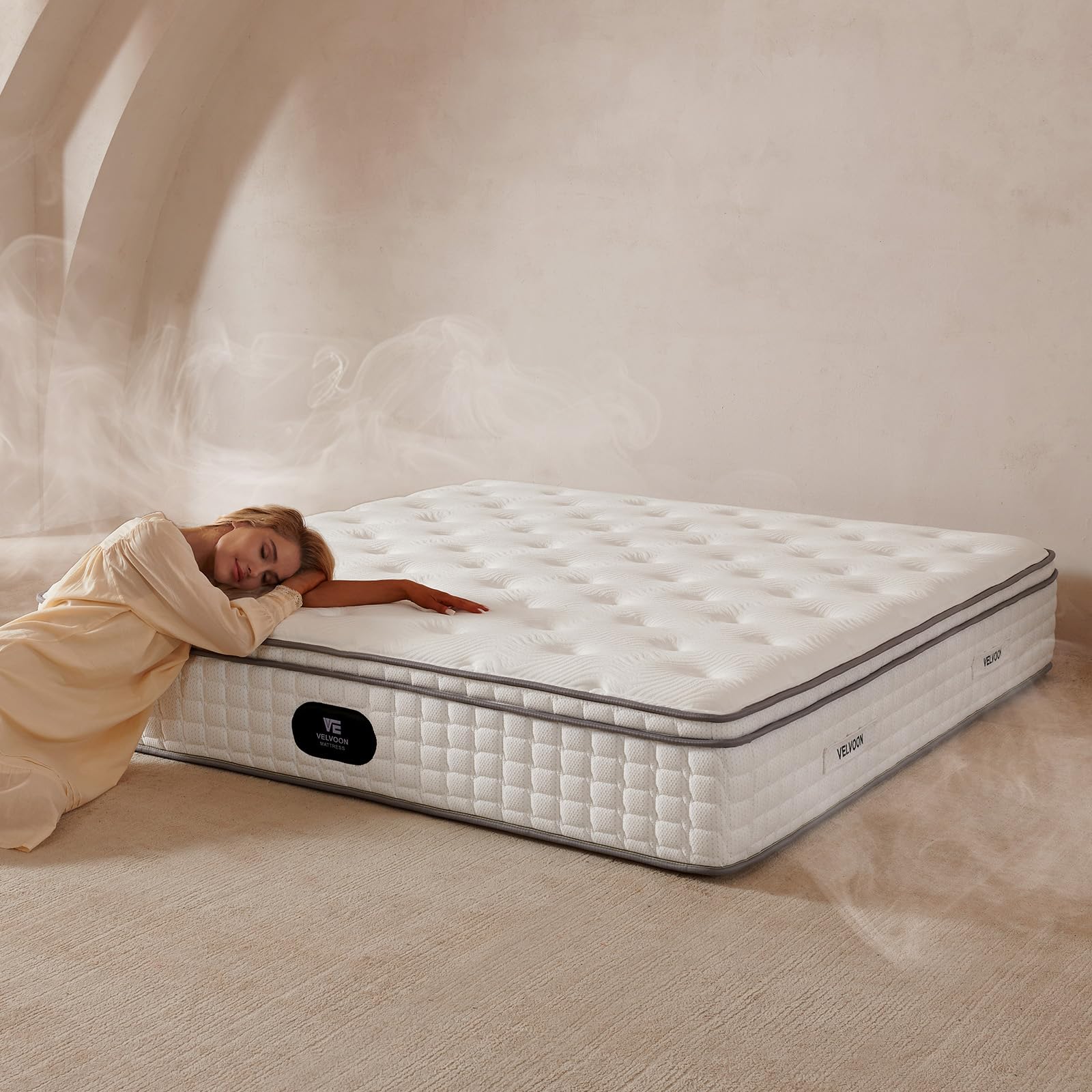 Photo 1 of VELVOON Queen 12-inch Gel Memory Foam Mattress