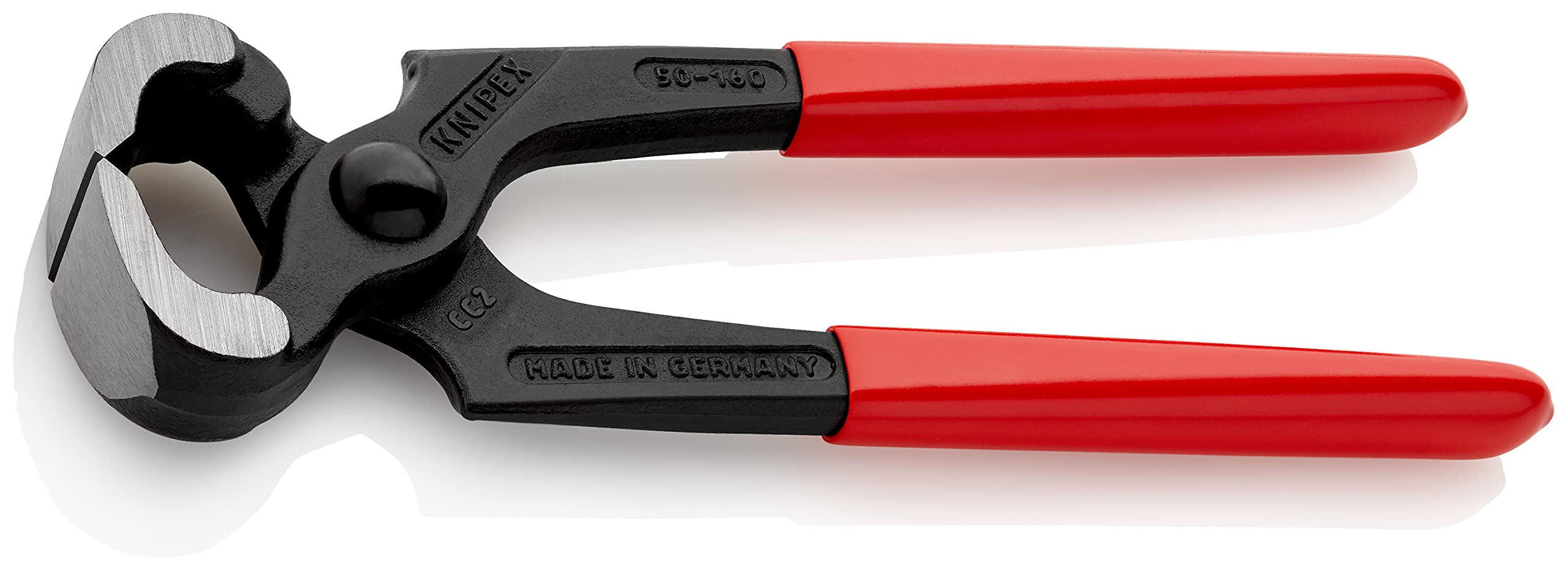 Knipex Tenaille de menuisier sur carte LS gainées en plastique 160 mm, 50 01 160 SB