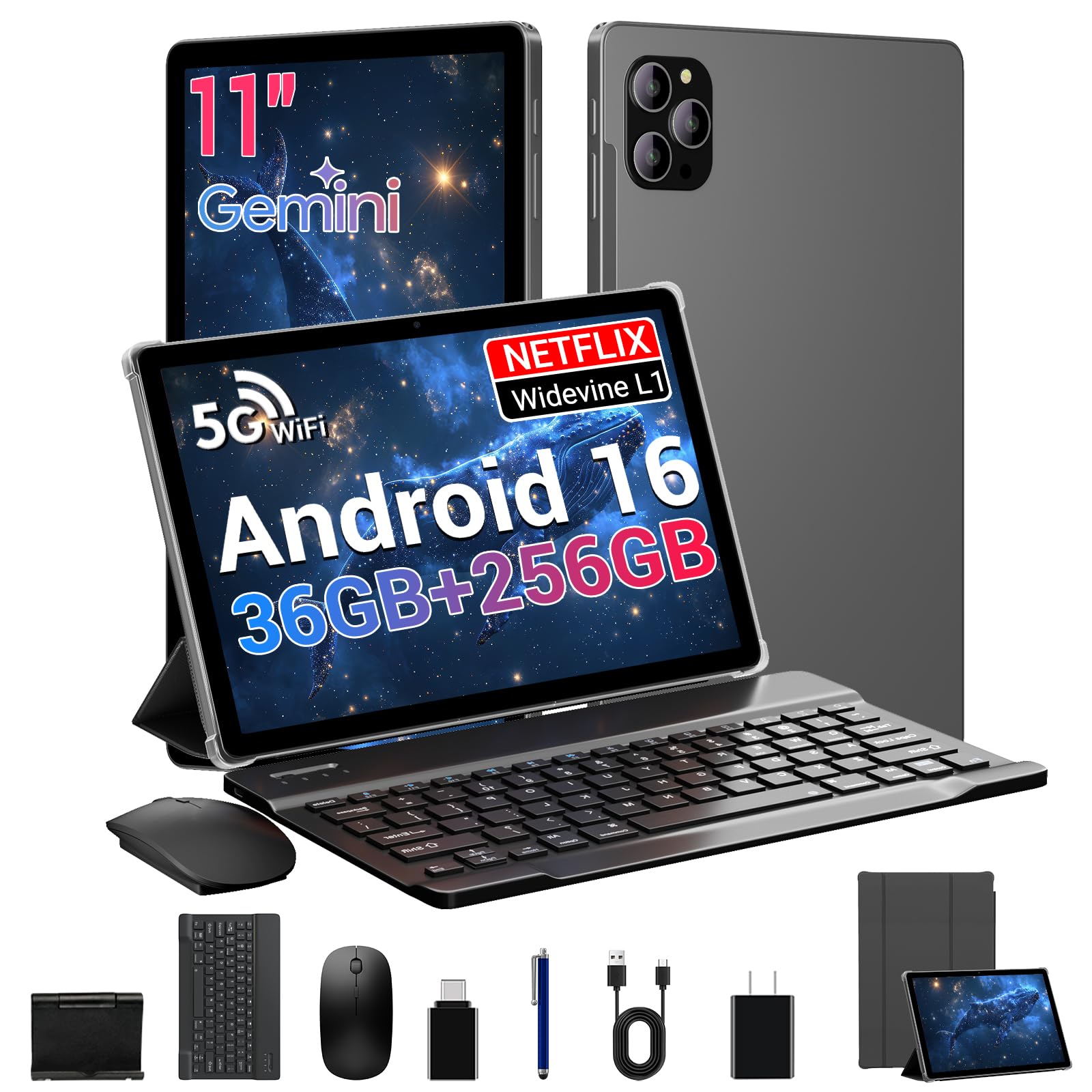 Amazon.com : TOPWHA 11 Inch Tablet Android 16 Tablet with Gemini