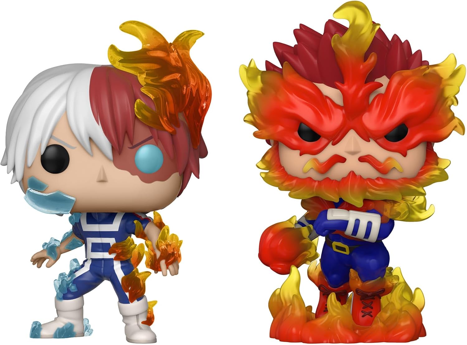 Funko Pop! Animation: My Hero Academia (MHA) - (MHA) 2 Pack - Endeavor & Todoroki &Todoroki - Collectable Vinyl Figure - Gift Idea - Official Merchandise - Toys for Kids & Adults - Anime Fans