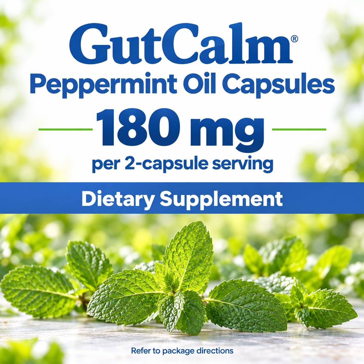 GutCalm Peppermint Oil Capsules, Digestive Support Supplement, 12 Count — Amazon image 2