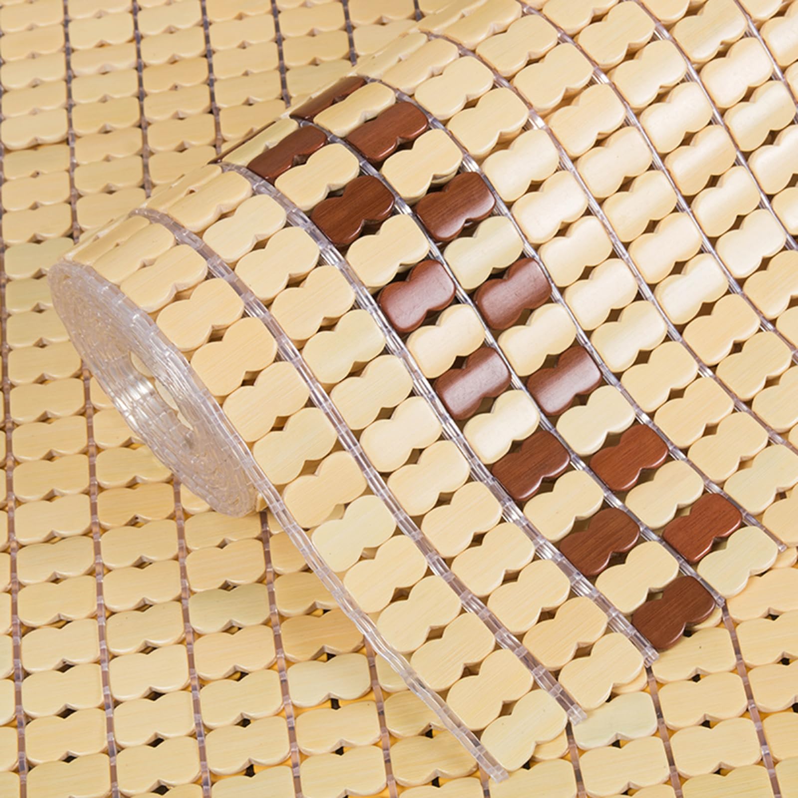AYUWQZX Bamboo Mahjong Bed Mat Multiple Sizes(70x190cm(2.29x6.23ft))