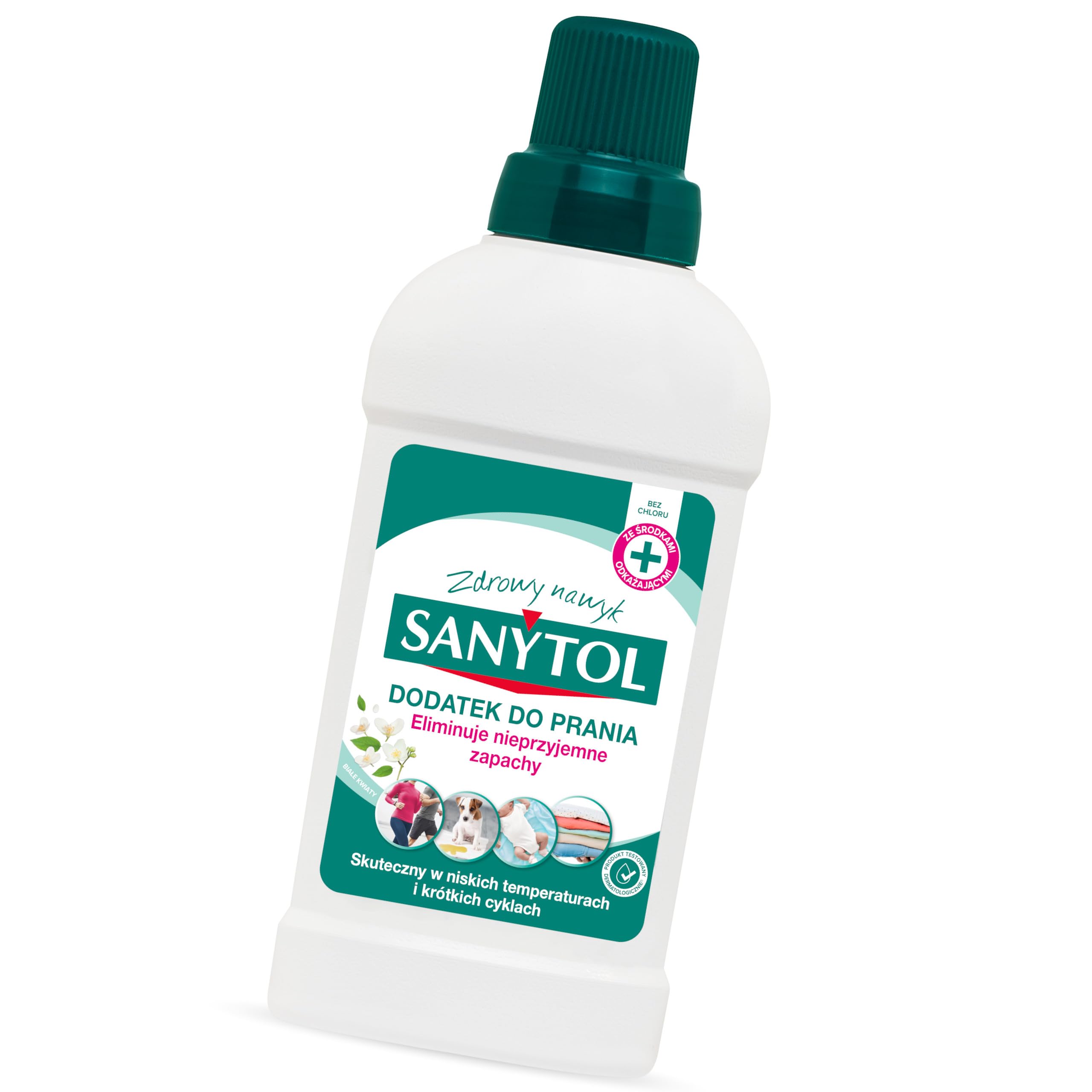 Dodatek do prania SANYTOL białe kwiaty 500 ml
