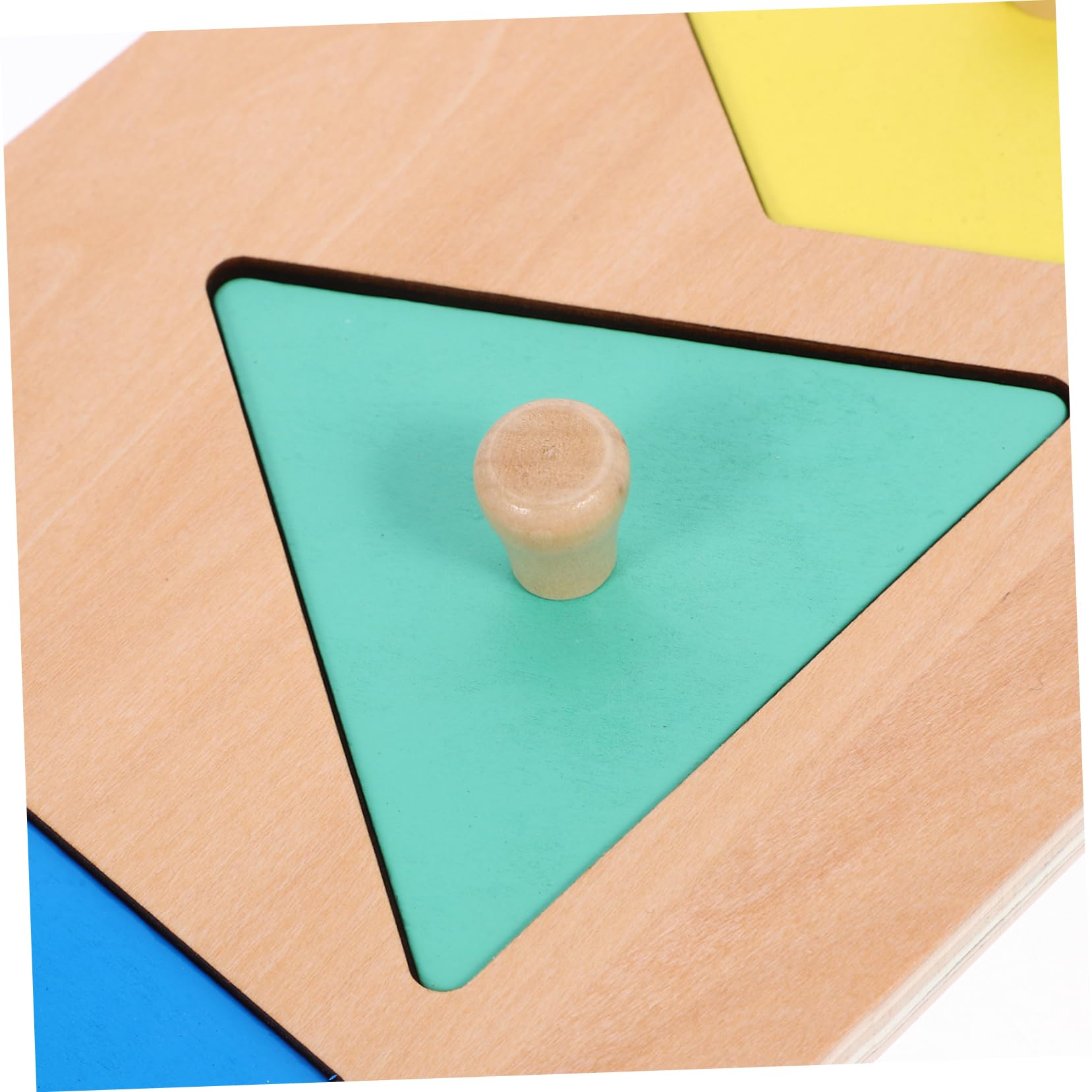 Vaguelly Puzzle en Bois Formes Géométriques pour Apprentissage des Couleurs, Interaction Parent-garçon et Filles et Usage la Maison Maternelle