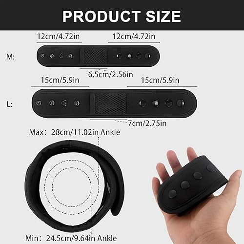 Miniatura 2 de Correa de tobillo para hombres y mujeres, compatible con Fitbit Flex 2OneZipCharge 2 3Alta HR o Garmin Vivofit234JR, pulsera deportiva ajustable y