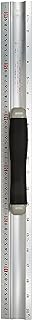 Shinwa Sokutei 65098 Aluminum Cutter Ruler with Stainless Steel Cutter, 23.6 in (600 mm) Combination Scale w/Left Base Handle