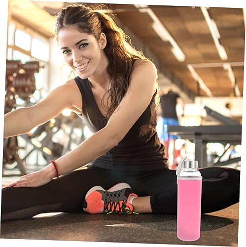 Miniatura 9 de Kisangel Botella de bebida fría caliente Botella de vidrio Botella de bebida reutilizable Botella de almacenamiento de bebidas Botellas de agua