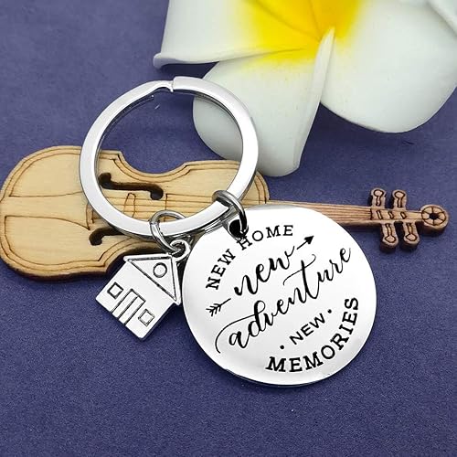 Miniatura 5 de Vadaka Llavero para el nuevo hogar, llavero de recuerdos para el primer regalo de inauguración de la casa, regalos de cierre de agente inmobiliario,