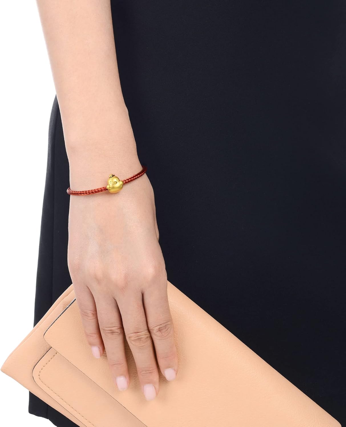 CHOW SANG SANG 999 24K Gold Charme Rooster Chicken Charm Bracelet for Women 89265C