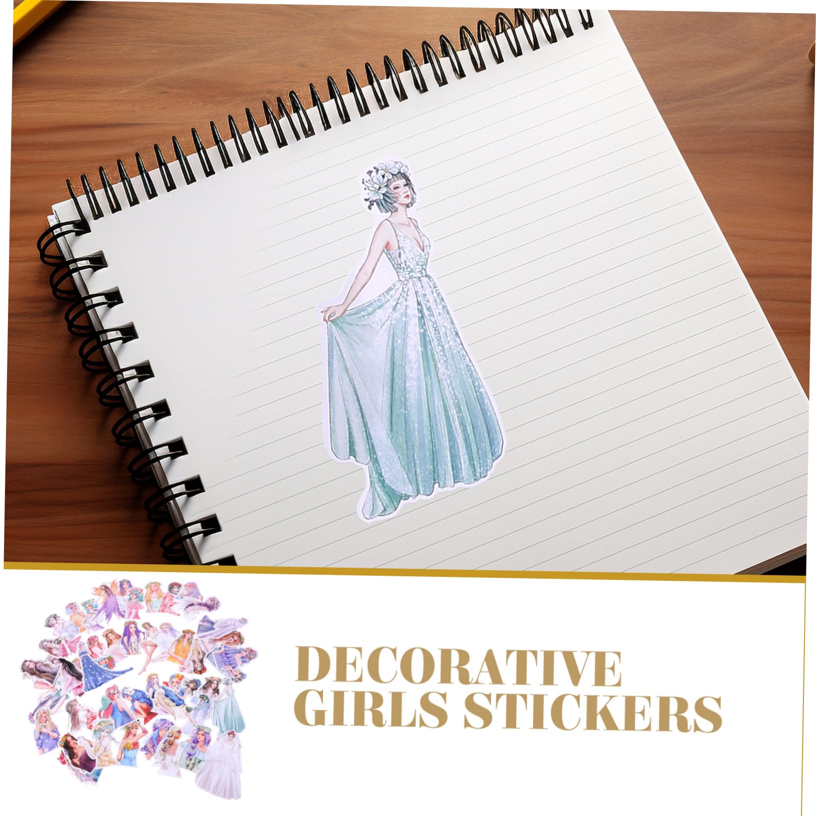 Angoily 5 Set Adesivo Da Fata Dei Fiori Retrò Botanico Floreale Diario Dell'album Adesivi Decorativi Simpatici Adesivi Per L'inserimento Nel Diario Scrapbooking Adesivi Carta 100 Pezzi * 5