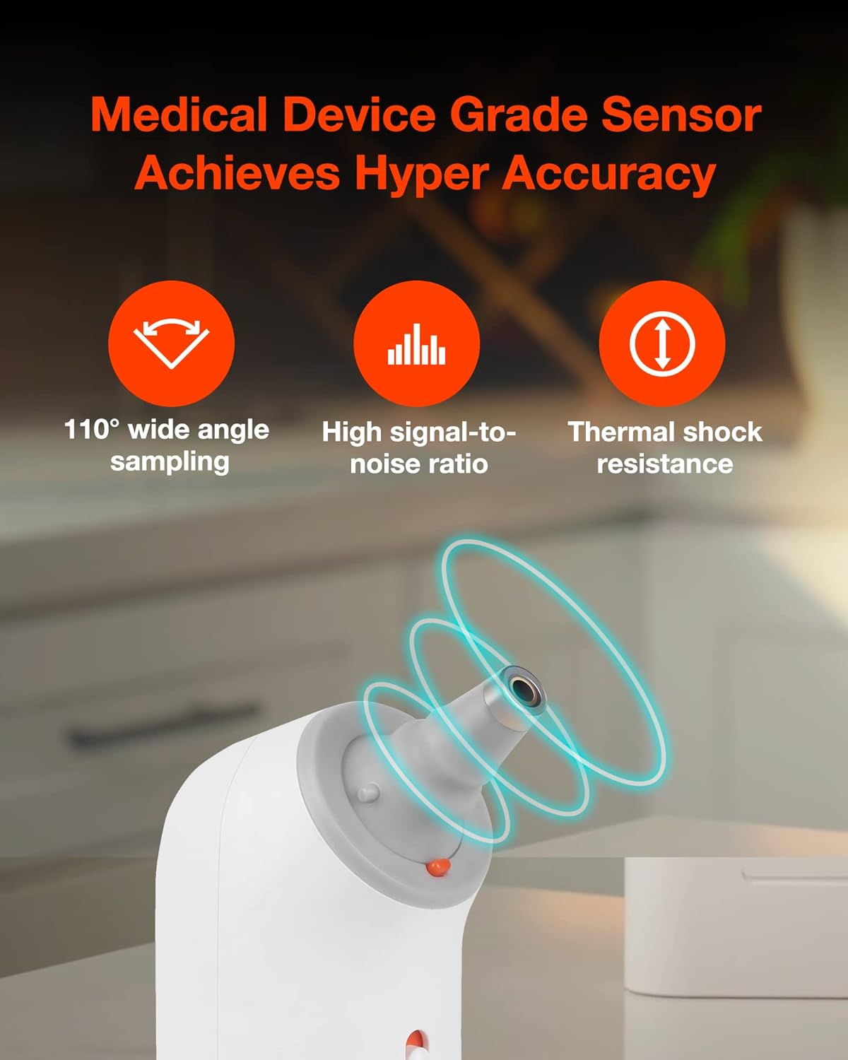 iHealth PT5 Digital Ear Thermometer for Babies, Toddlers, Kids, Adults. Baby Thermometer. Hyper Accuracy Infrared Sensor, Pre-Warmed Tip, Large Digits, Sturdy, All-in-One Kit for Home Travel : Baby