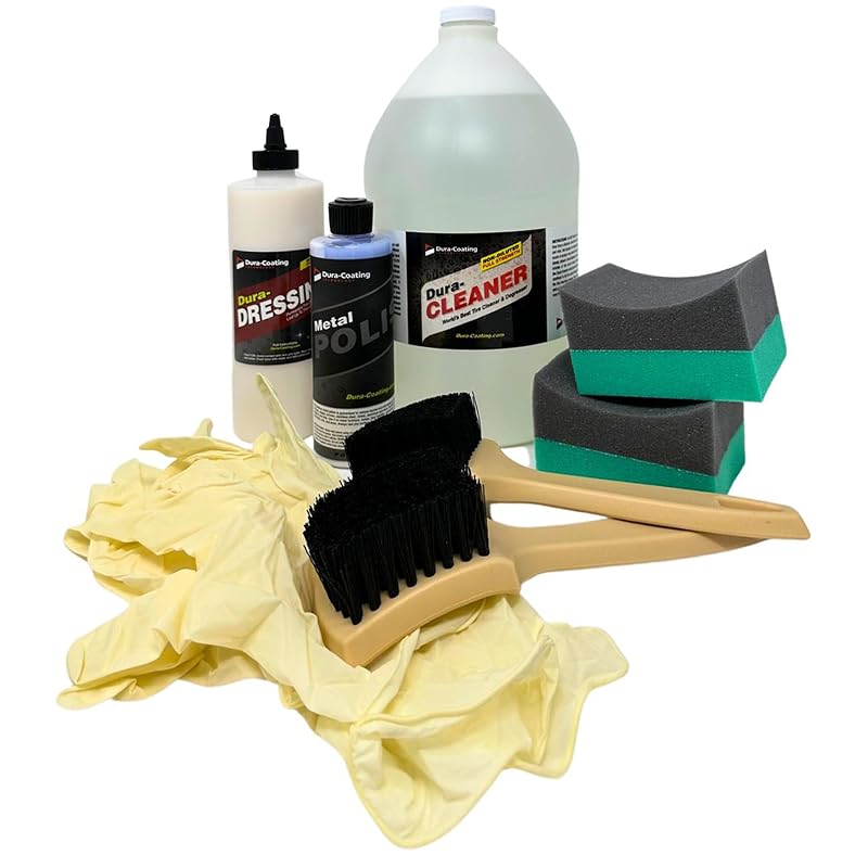 Kit de Limpeza e Brilho para Pneus DURA-COATING TECHNOLOGY Semi Truck/Motor Coach XXL