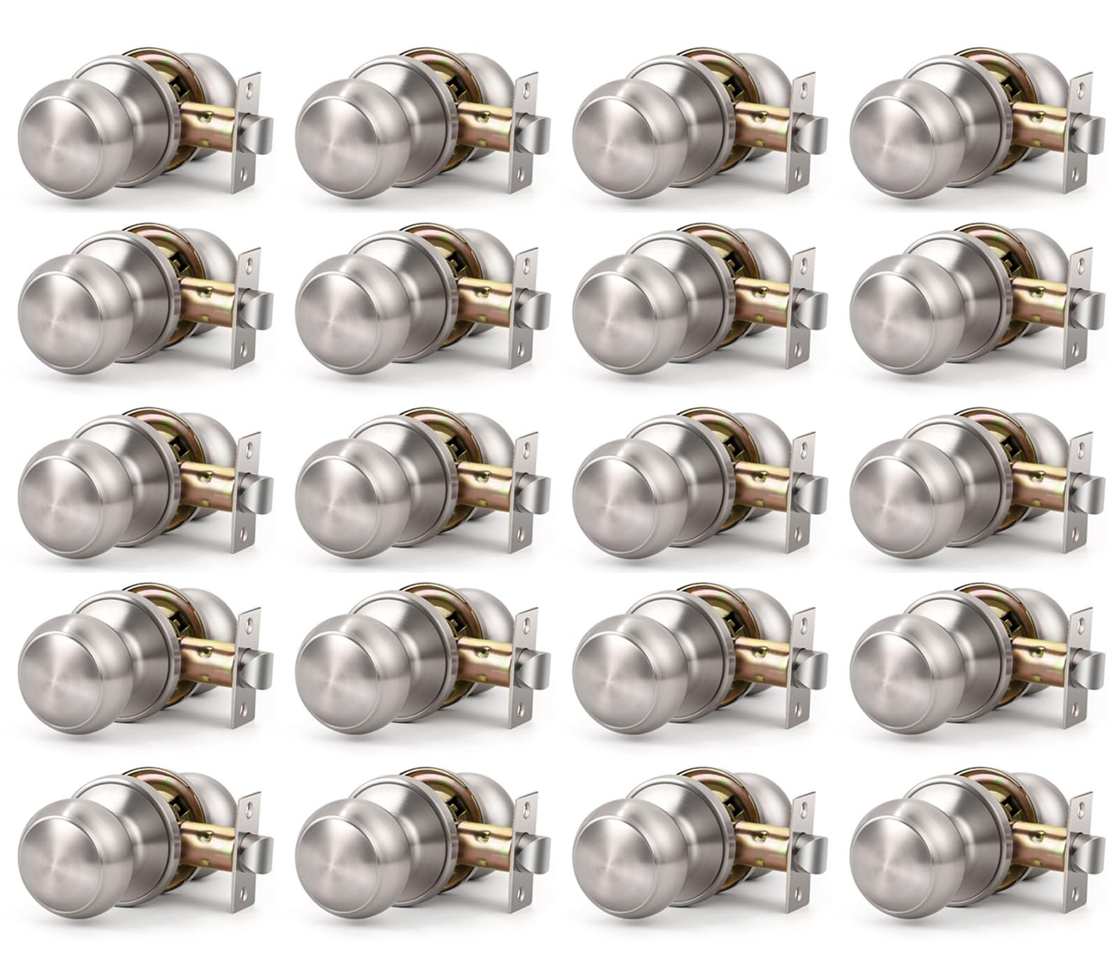 Matte Black Door Knobs - Stylish Passage Handles -22