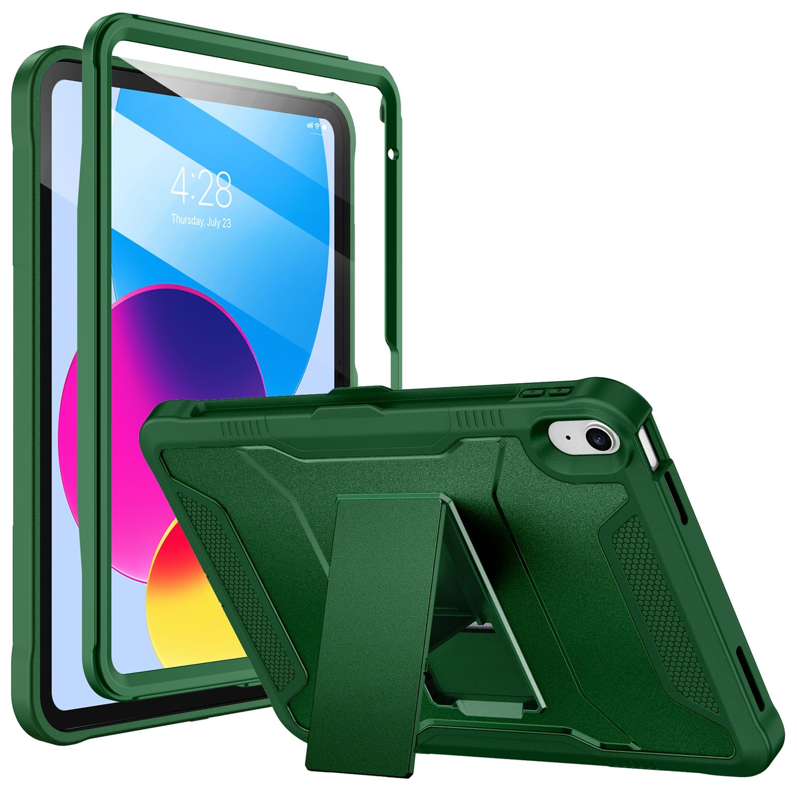 Soke Case for iPad (A16) 11th Generation 11-inch 2025, iPad 10th Generation 10.9-inch 2022, with Built-in Screen Protector and Kickstand, Rugged Full Body Protective Cover - Black — Amazon image 21