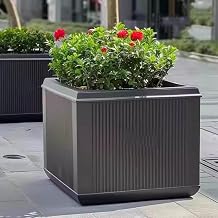 Bench with Planter Outdoor Mobile Flower Box Trough Park Sales Department Landscape Tree Planting Bed