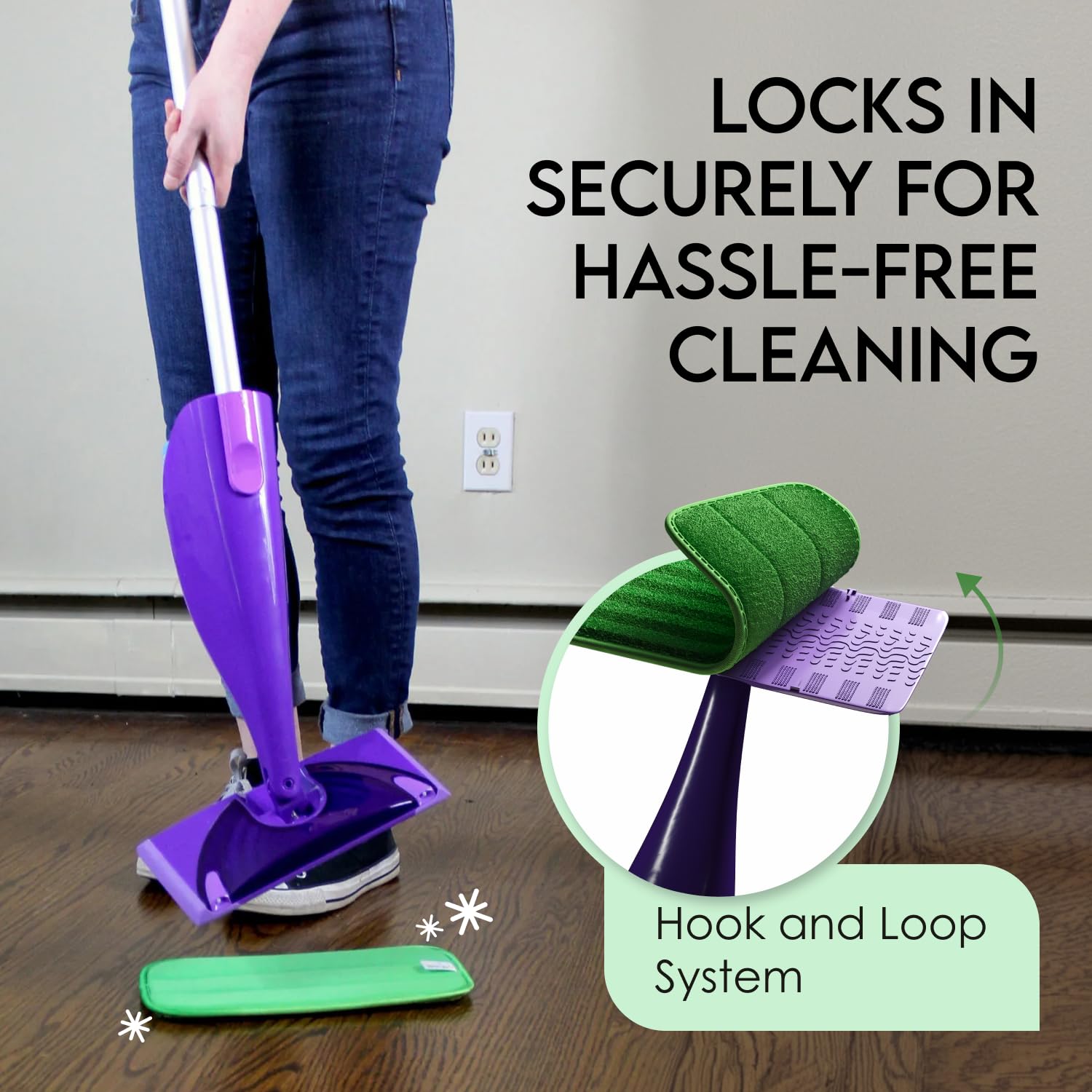 Turbo Mop Pads - 2 Pack, Machine Washable -4 Turbo Mop Pads - 2 Pack, Machine Washable -4