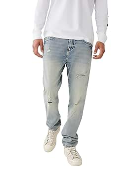 True Religion Rocco Super T Skinny Flap Jean, Light Lynx, 38