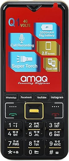 Amaq Q1 4g Touch Screen Keypad Mobile
