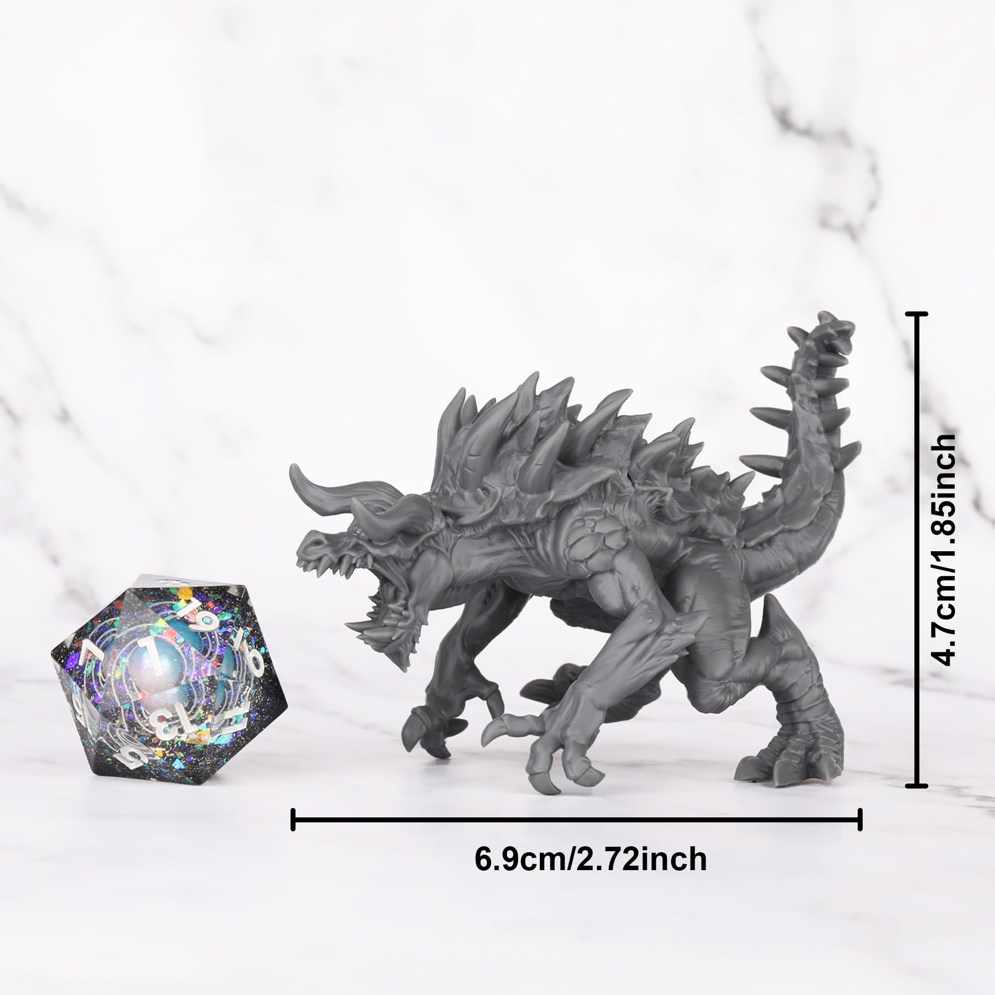 D&D　ダンジョンズ＆ドラゴンズ　ミニチュア Amazon | AUSPDICE 32mm DND モンスター ミニチュア 伝説の食欲者、S14