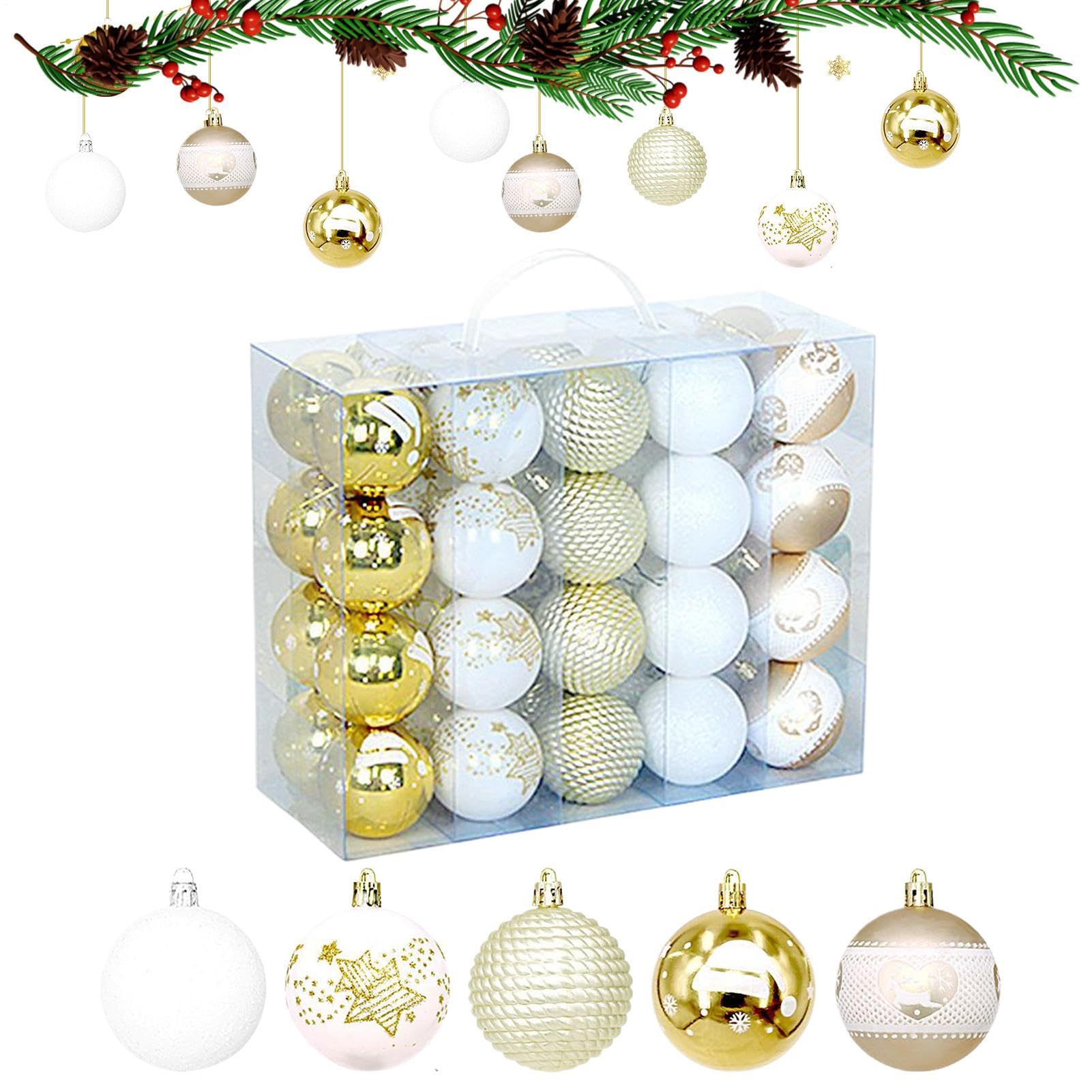 Boules de Noël multicolores et incassables pour décoration de fêtes extérieures