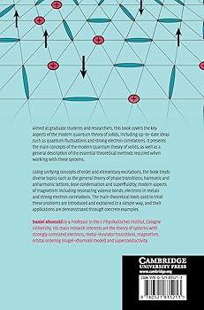 Basic Aspects of the Quantum Theory of Solids: Order and