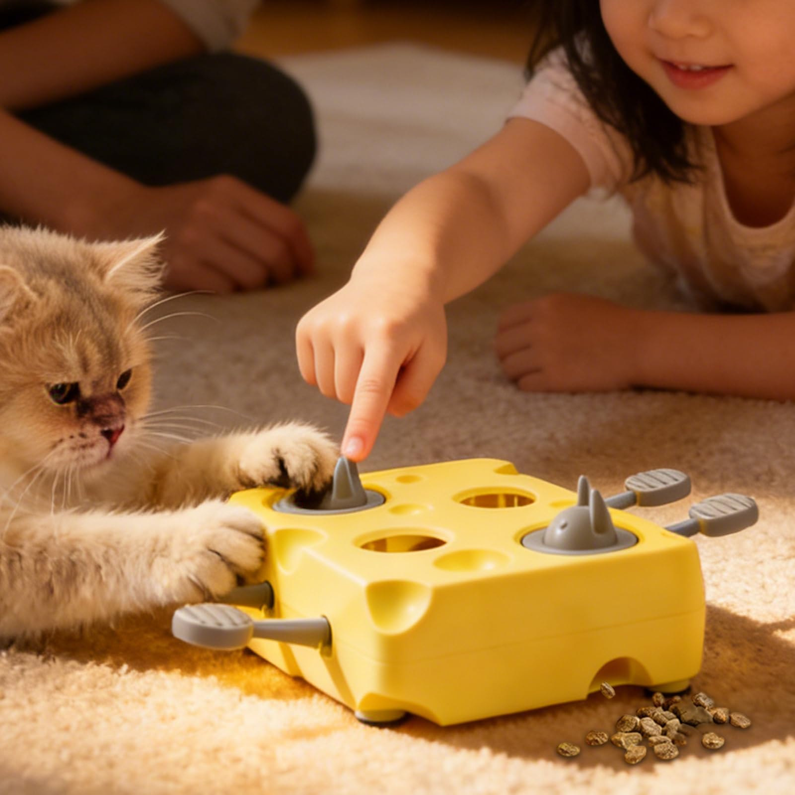 Interaktives Katzenspielzeug Käsemaus Nicht Rutsch Intelligenzspielzeug