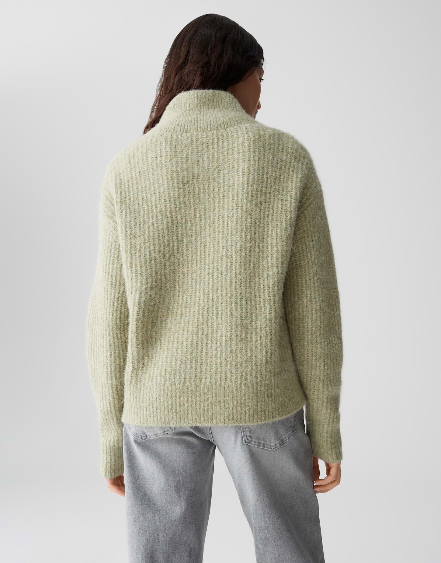 OPUS Damen Pullover | PONELOPE Regular Strickpullover im Alpaka Wolle Mix