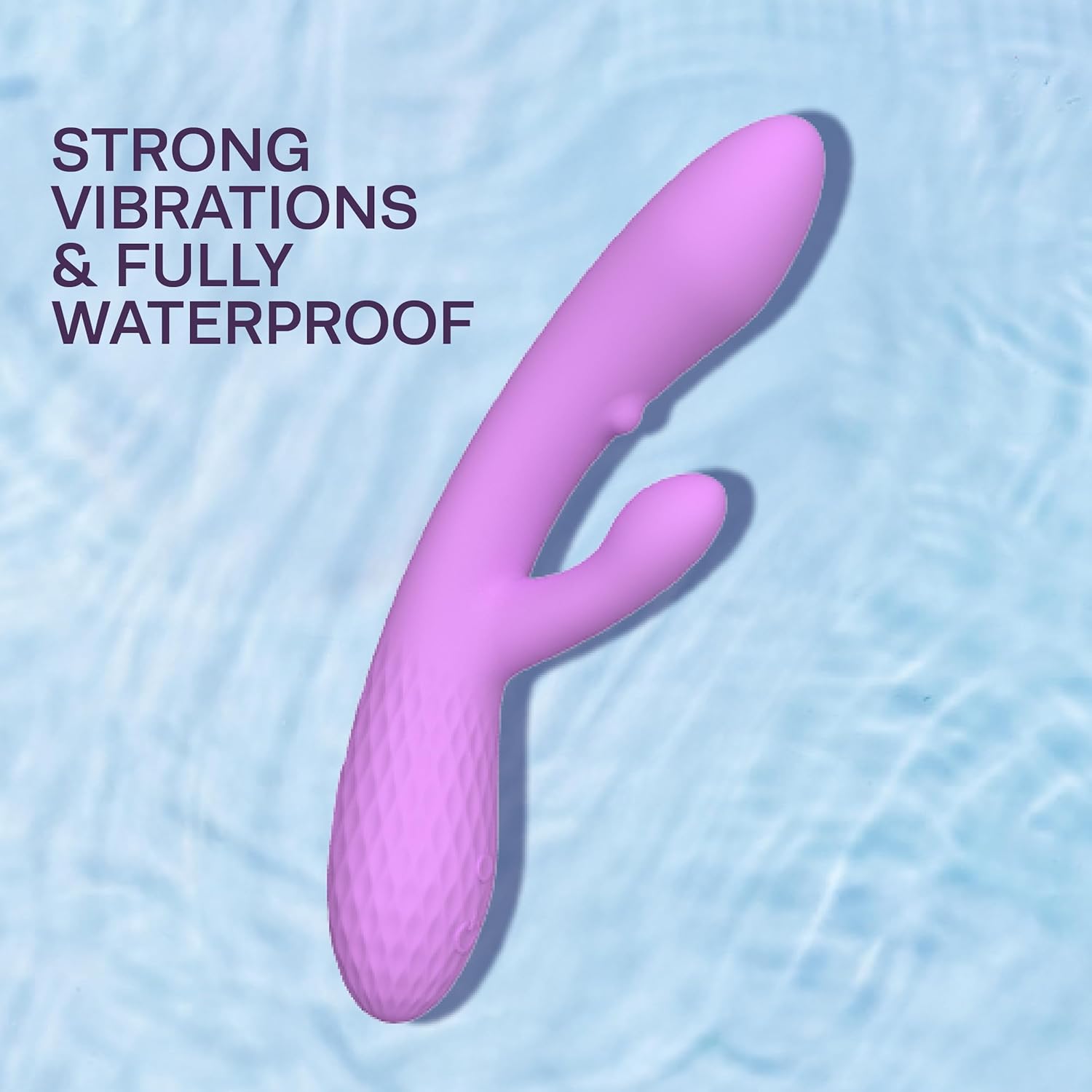 Cosmopolitan X plusOne Main Character Vibe Rabbit Style Dual Bullet Vibrator – G Spot Vibrator Clitoral Stimulator with 10 Modes & 5 Motion Patterns, Waterproof Adult Toy, Sex Toys for Women