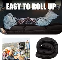 Vista 383 de Colchón futón japonés de piso gris constelación, de piso tatami, portátil, para acampar, para niños, sofá cama plegable enrollable con protector