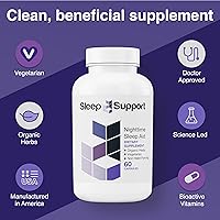 Vista 4 de SleepSupport - Ayuda natural para dormir para adultos para ayudar a promover la calma y la relajación - Suplemento orgánico para dormir