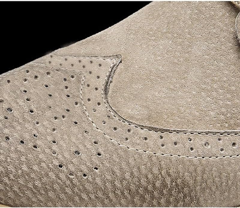 Shoes Men's Fashionable Pointed Lace-up Leather Boots Mid-Cut Flat Oxford Shoes Men Comfortable Versatile Soft-Soled Shoes for Wedding Party Business
