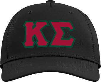 Kappa Sigma Officially Licensed Scarlet & Green Lettered Adjustable Baseball Hat