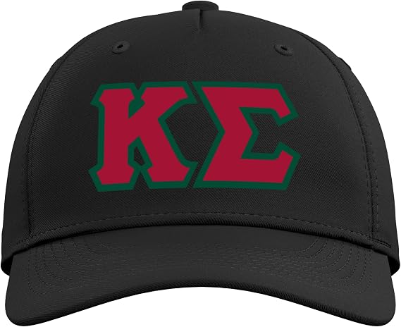 Kappa Sigma Officially Licensed Scarlet & Green Lettered Adjustable Baseball Hat