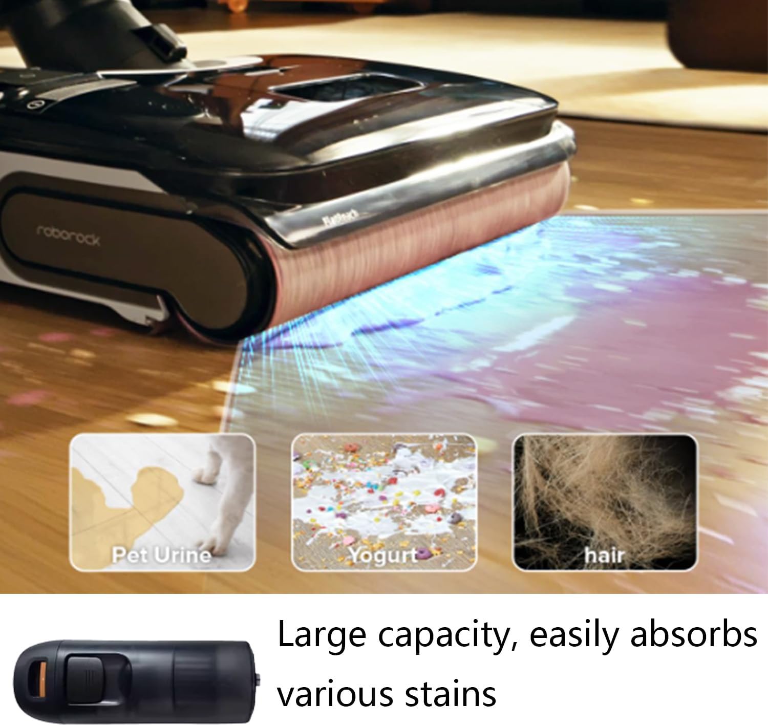 Vacuum Cleaner Parts Water Tank,Water Tank Compatible with Roborock F25 / F25 ACE / F25 ALT Wet and Dry Vacuum cleaner Accessories , wireless Vacuum cleaner for Water Tank Parts (Dirty water tank)