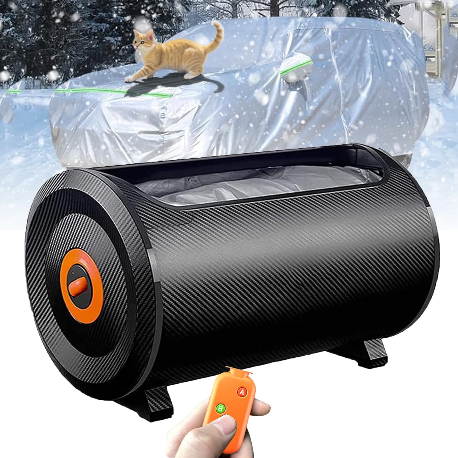 Funda AutomáTica para Coche, Impermeable, para Exteriores, para Todo Tipo De Clima, con Control Remoto Inteligente, EléCtrica, para Invierno, Lluvia, Sol, SUV Y SedáN