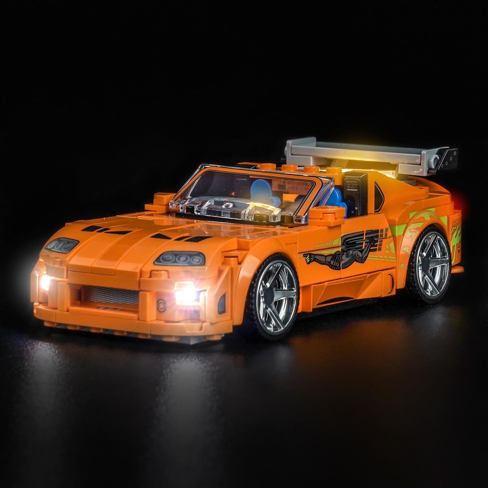 Light Kit Compatible with Lego 77260 The Fast and The Furious Toyota Supra MK4 (No Model), Decoration Lighting Set Compatible with Lego The Fast and The Furious Toyota Supra MK4 Blocks Model — image 1
