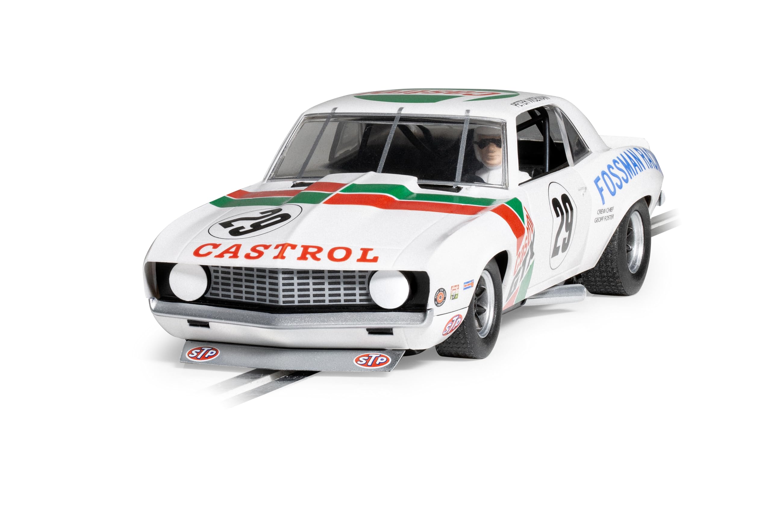 Scalextric C4643 Chevrolet Camaro, Castrol Racing Trans Am 1971 Slot Car