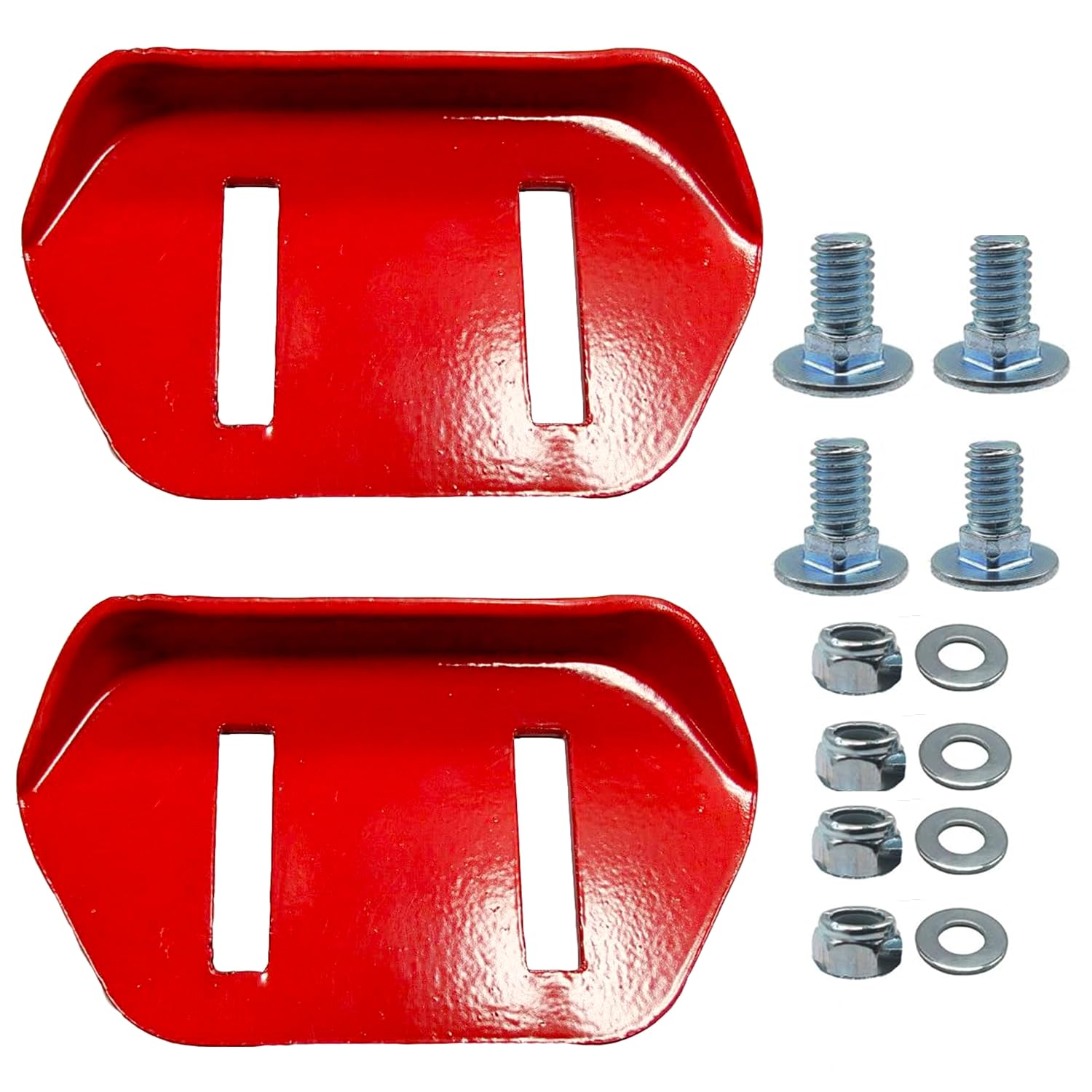 Snowblower Height Adjust Skid Shoes Set with Screws and Nuts 73-038 for Toro 522 622 724 824 38051 38053 38062 38063 38064 Power Snowthrower Replacement Snowblower Parts 40-8160-01 (2 Set)