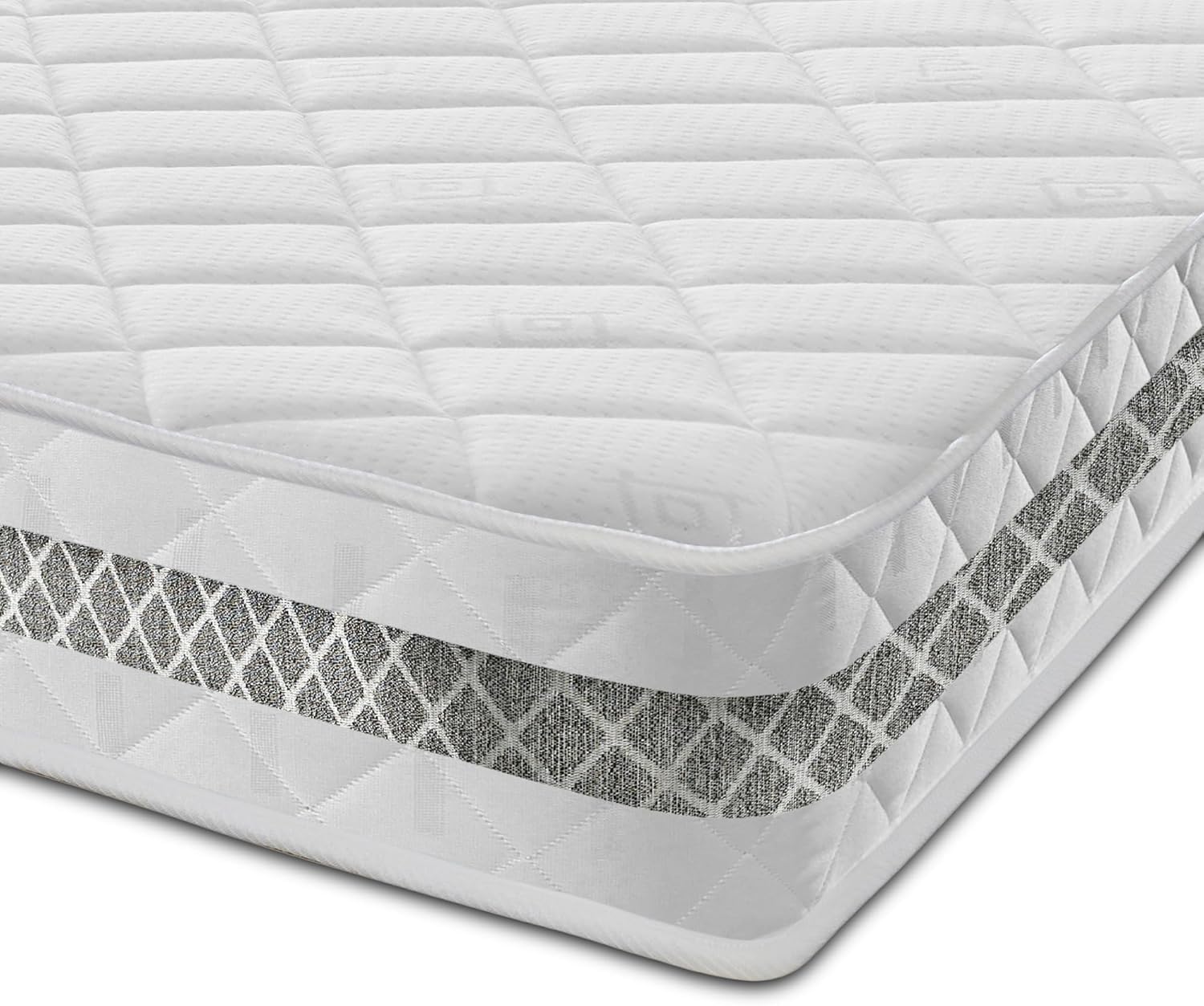eXtreme comfort ltd Diamond 3D Nebraska Hybrid Small Double Mattress 120 x 190cm. Memory Foam & Open Coil Spring, Soft Comfort, UK Made, Rolled & Boxed