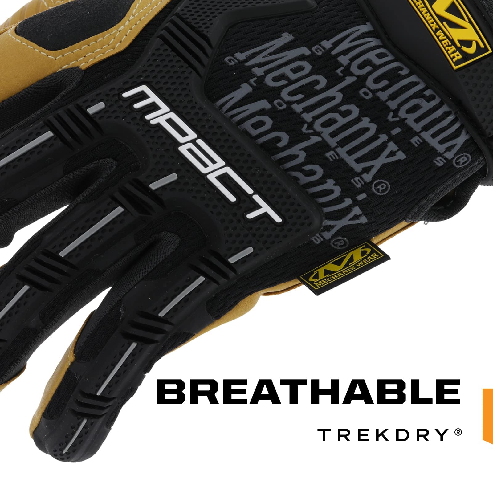 Mechanix Wear - Material4X M-Pact Guanti, Nero, Large