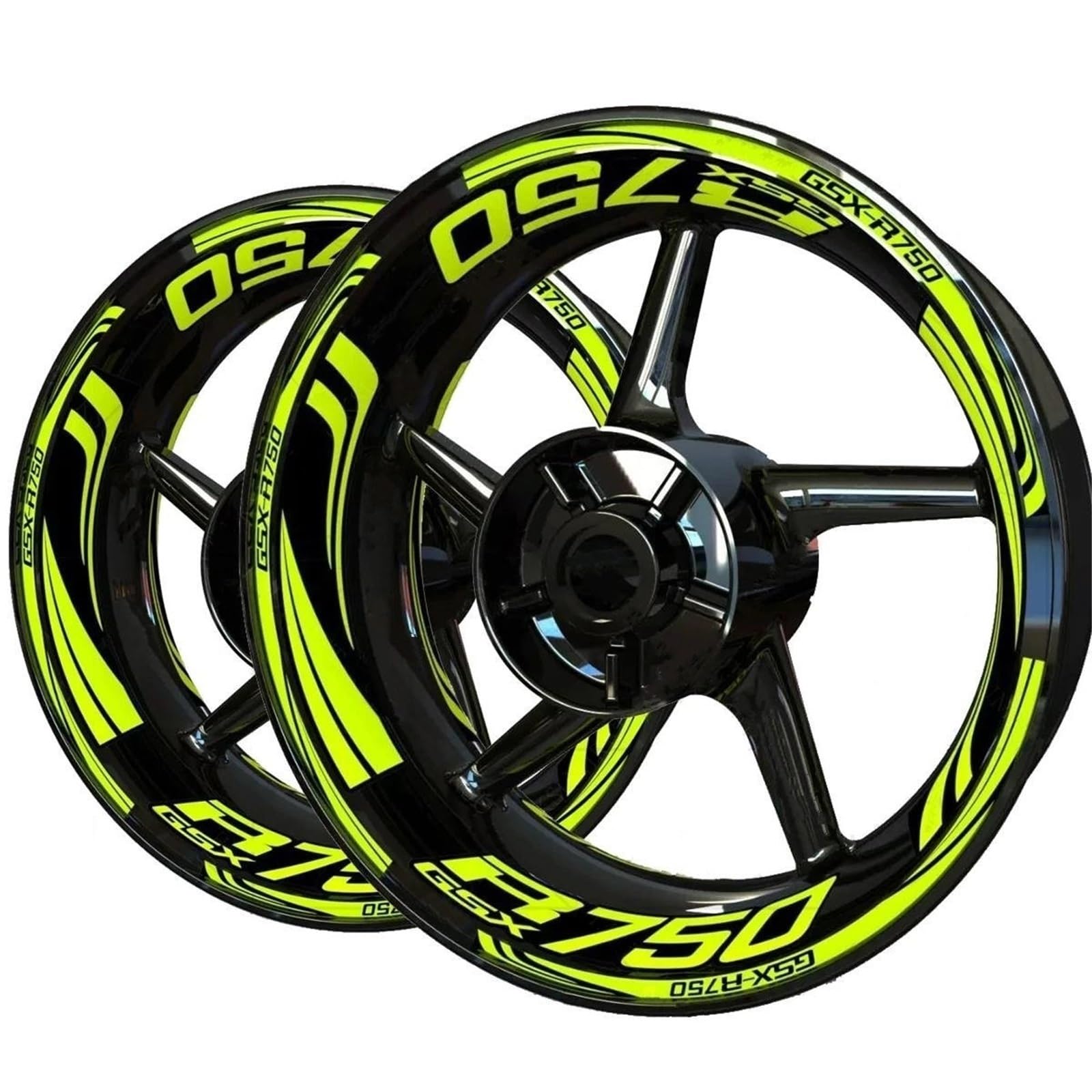 Wheel Stickers Motorcycle Rim Reflective Sticker for Suzuki GSX-R750 GSX R750 GSXR750 GSX-R GSXR 750 Wheel Hub Decals Stickers Rim Reflective Decal