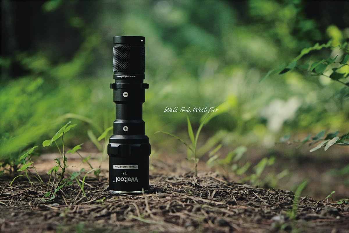 Review Weltool T7 AA Compact Tactical Flashlight Long Throw IP67 Waterproof 659ft Powered by 14500 AA Battery Impact-Resistant for Hunting Remington 870, Mossberg 500 Neutral White/Cool White