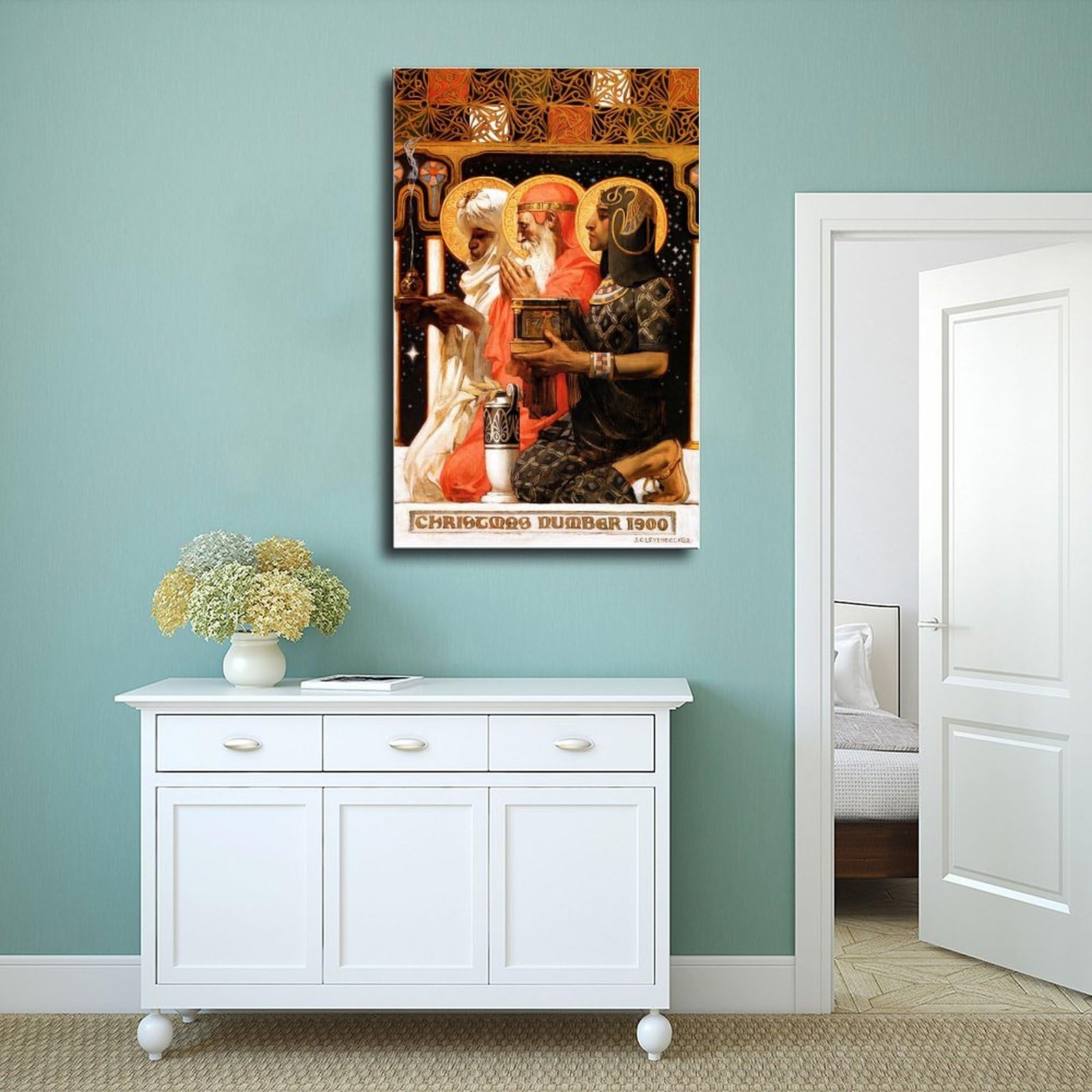 Amazon.com: The Three Wise Men Joseph Christian Leyendecker Canvas