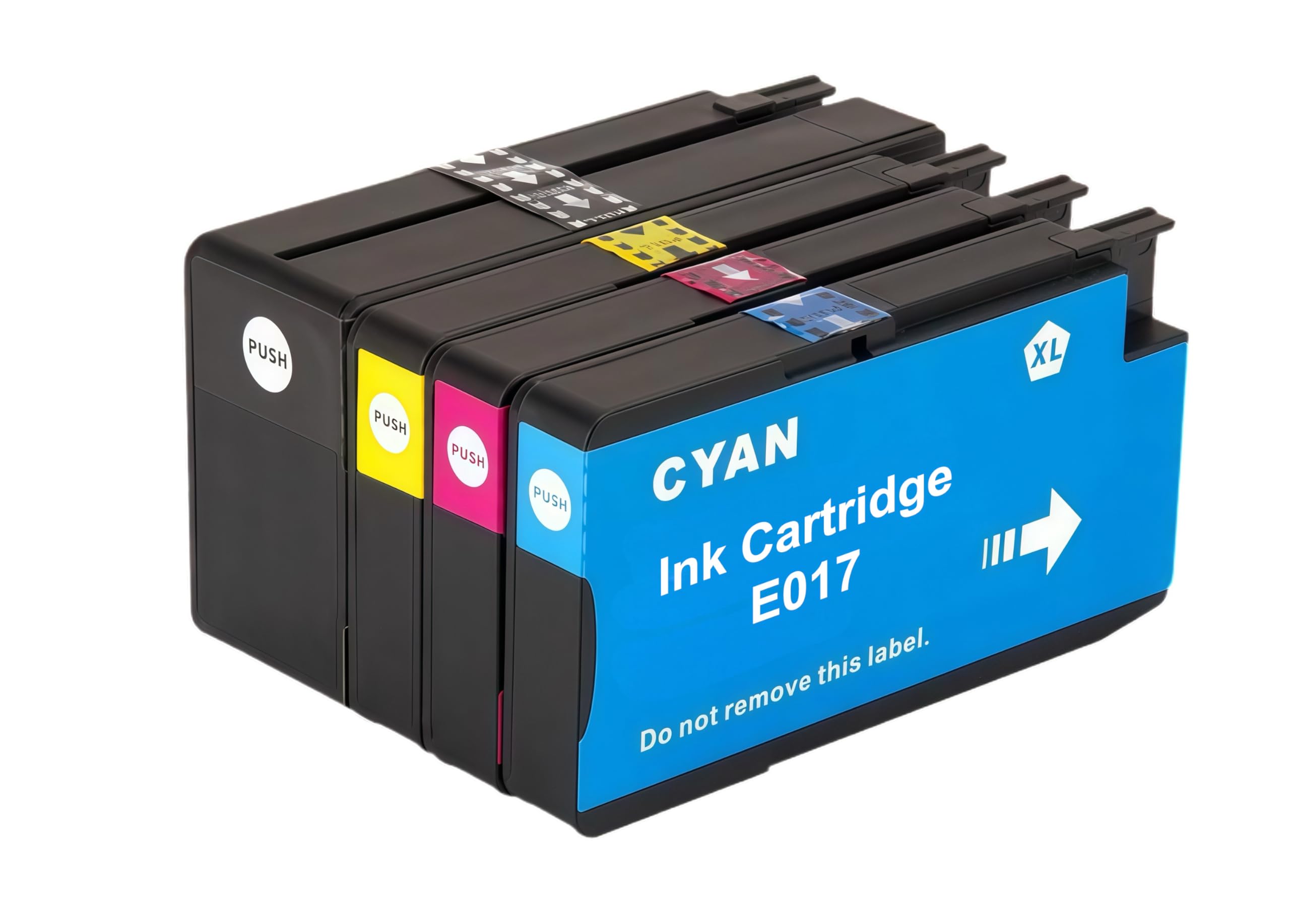 Photo 1 of EmiGSupply Ink Cartridges E017 Black Cyan Magenta Yellow (4-Pack)