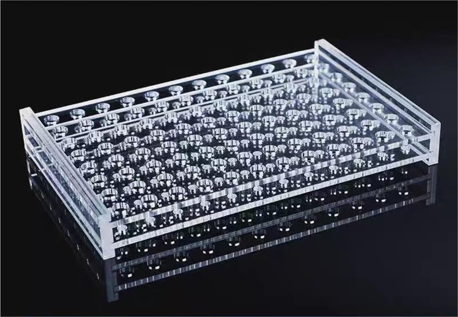 Acryl-Reagenzglasgestell für Zentrifugenröhrchen, fasst 0,2 ml bis 15 ml, klares PMMA-Design, ideal für Schule und Labor, langlebig und leicht